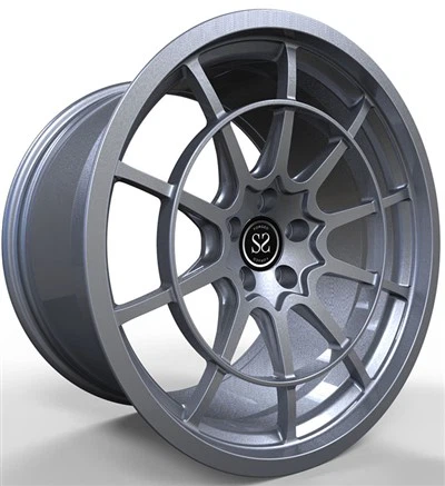 Aros monobloco forjados personalizados prateados 20x8,5 e 20x10 para Mercedes Benz C43 2019 AMG
