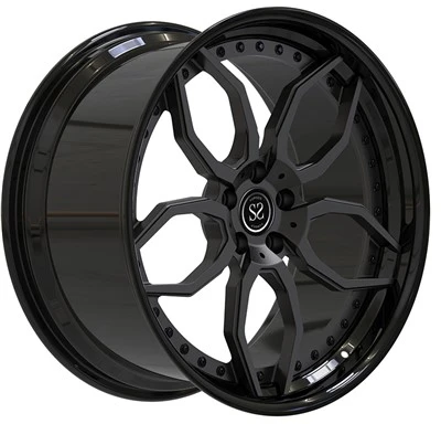 Jantes forjadas AMG GT Gloss Black Tunning 2-PC escalonadas de 20" e 21"