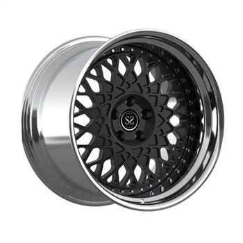 Rodas forjadas de 2 peças, barras de cabelo central polidas 19 polegadas 19x9.5 19x12 Liga e350 Aros de carro