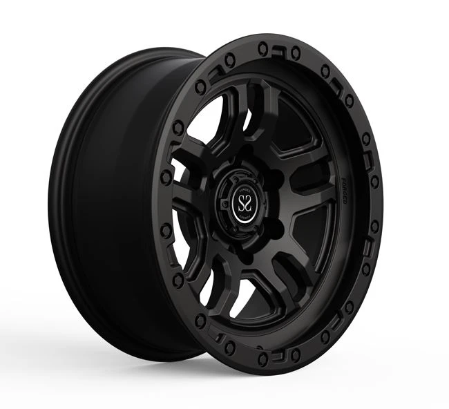17X7 jantes de deslocamento negativo 4X4 forjaram off road preto fosco para rodas de carro Toyota 4runner